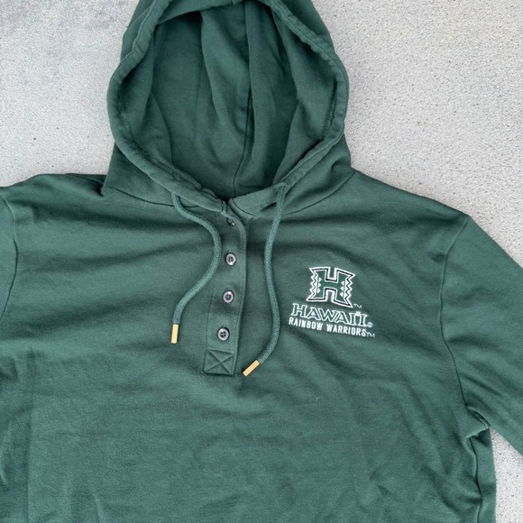 Champion Other - Champion Hawaii University Green Hoodie Pullover Men Size Large Athletic